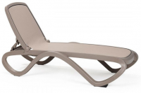 Шезлонг Omega cтопирующийся без подлокотников, цветной каркас, стандартная цветная ткань (tortora) Шезлонг Omega cтопирующийся без подлокотников, цветной каркас, стандартная цветная ткань (tortora)